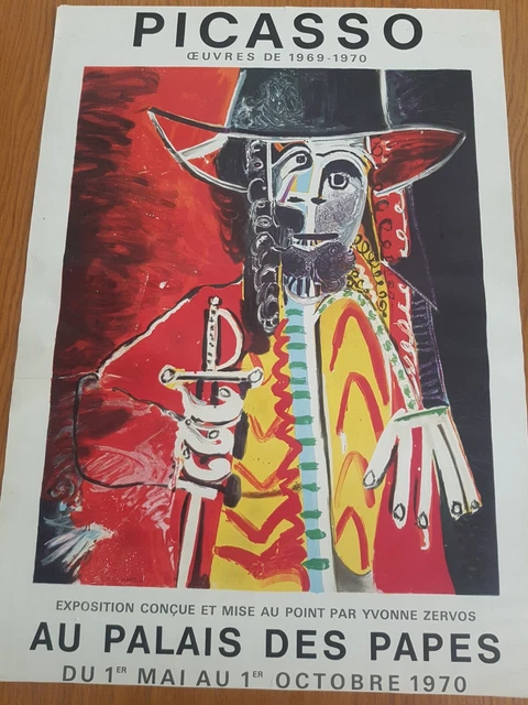 Pablo Picasso, Festival D Avignon Aus Palais Des Papes, Lithographie Affiche Sur