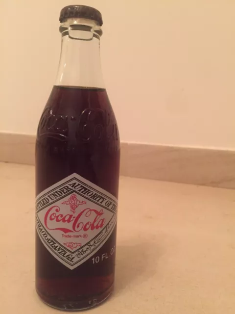 Bottiglia Coca Cola Vintage Da Collezione. Riproduzione Prima Bottiglia Vetro