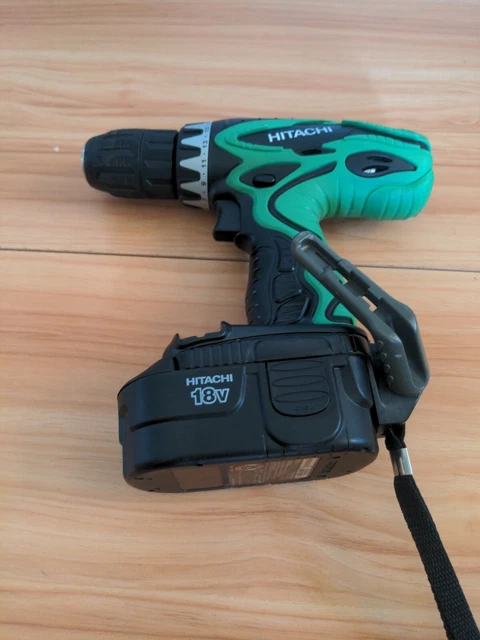 HITACHI 18V DS18DVF3 Cordless Drill Driver (Tool Only)  Tested Works 