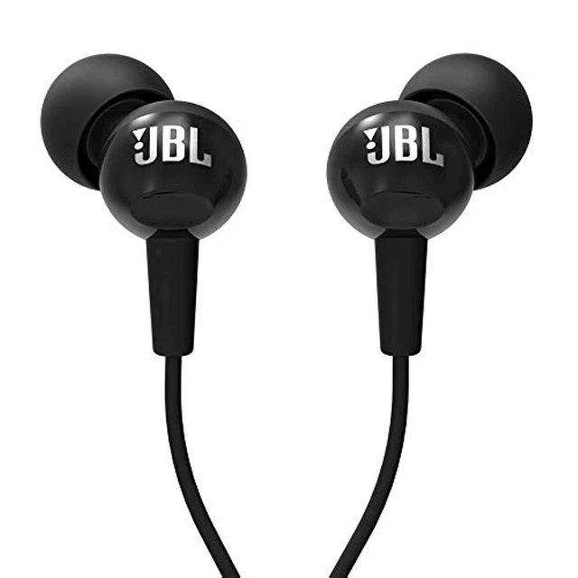 (Renouvelé) JBL C100SI Écouteurs intra-auriculaires filaires avec micro (Noir)