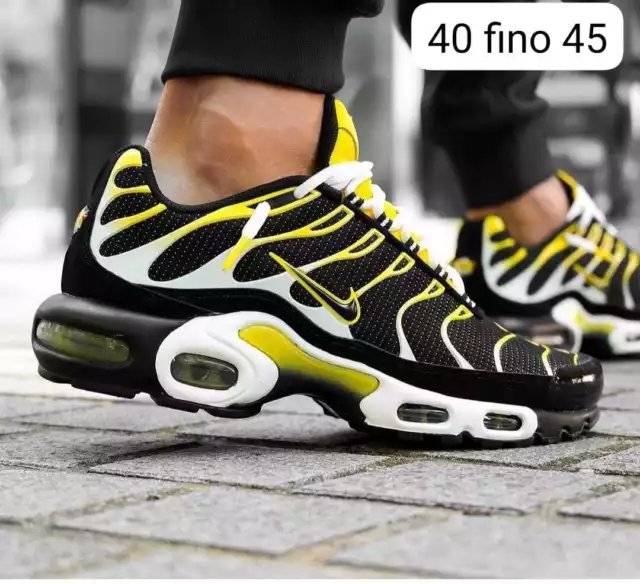 Nike Air Max Plus TN Black/Yellow Scarpe Uomo/Donna da Ginnastica