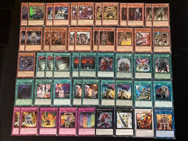 Yugioh Six Samurai Deck- Secret- Fuma- Kageki-Genba- Doji- Gateway- United Nm