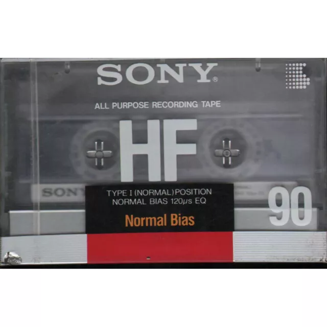 Sony Normal Bias HF 90 Cassettes Scellé