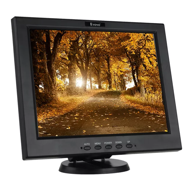 12" inch LCD Screen TFT Display HD Monitor VGA HDMI BNC AV USB Fit Security CCTV 2