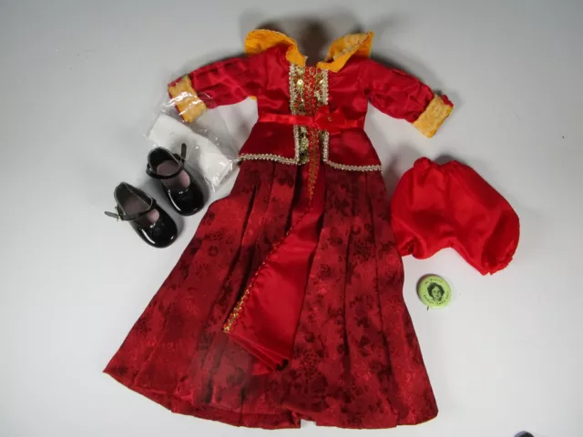 Shirley Temple  CAPTAIN JANUARY Danbury Mint Dress  Doll Outfit  & Pin