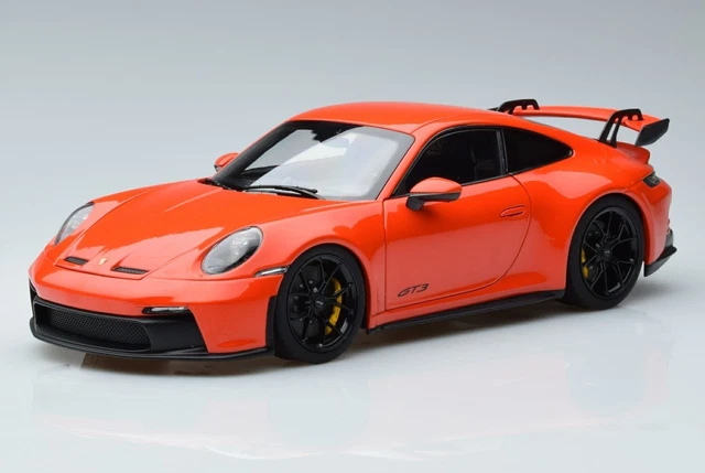 Miniature YCNXEB Porsche 911 (992) GT3 RS 2024, échelle 1:64, Roues Gris Foncé Et Rouges, En Alliage