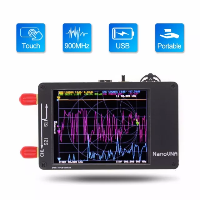 NanoVNA Vector Network Analyzer Touching Screen MF HF VHF UHF Antenna Analyzer