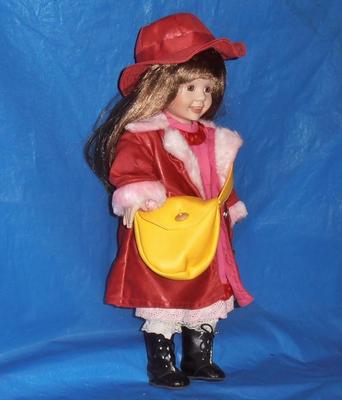 Marian Yu Designs, Vintage Beautiful Porcelain Doll ( Rain Girl ) Lim. Ed. COA