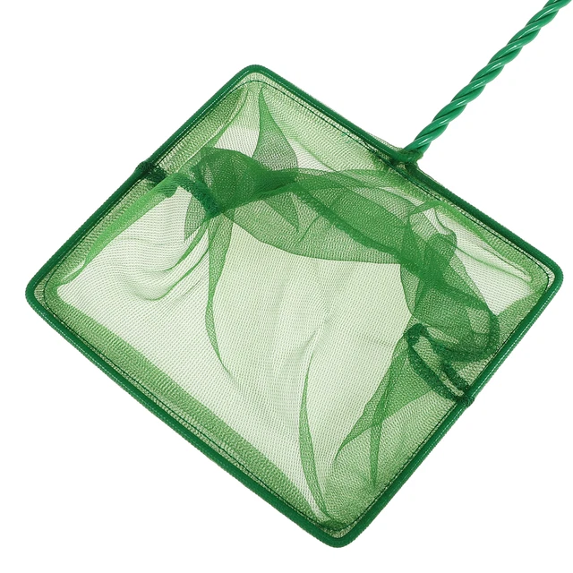 1Pcs Aquarium Fish Net Fish Tank Accessories Small Fish Fine Net Green 6'' 8