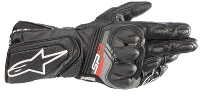 Alpinestars GUANTI MOTO ALPINESTARS GLOVES SP-8 V2 BLACK WHITE GRAY PROTEZIONI CE 
