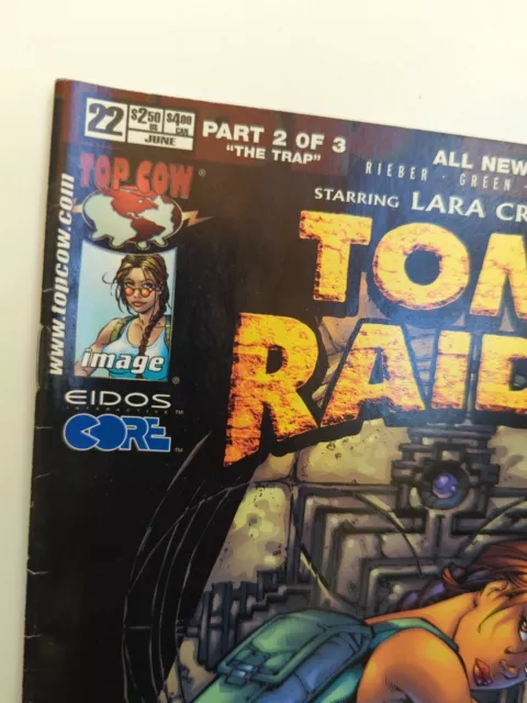 Tomb Raider #22 Vol 1 2002 (Endgame #1) 1st Print Jim Valentino Top Cow NM 3