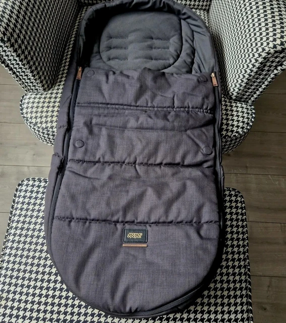 Mamas & Papas Pram Flip XT3 Cosytoes Footmuff Ocarro  XT2 BLACK COPPER **clean*c