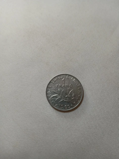 Pièce De 1 Franc Semeuse 1960 - Variété Gros "0", Qualité SPL, Nickel