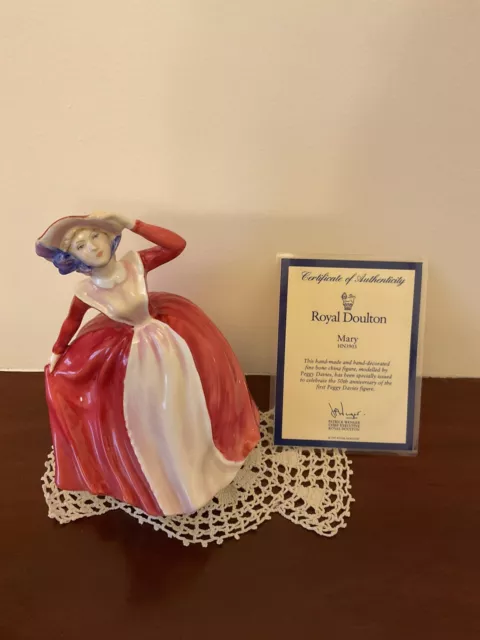 Royal Doulton Lady Figurine - MARY  - HN 3903.  With Certificate of Authenticity