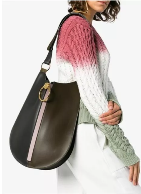 Marni Earring Shoulder Bag, New W/ Tags, Black/Brown/Lavender, Dustbag Included