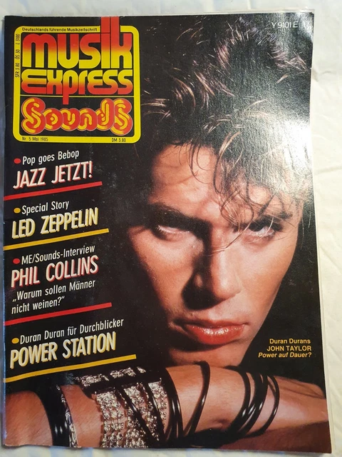 MUSIKEXPRESS 5 - 1985 ** John Taylor (Duran Duran), Led Zeppelin, Phil Collins