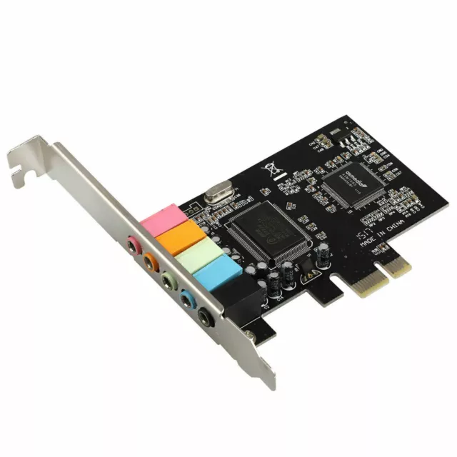 PCI-E Express 5.1 Channel CMI8738 4/6 Channel PCIE Audio Sound Card with Driver