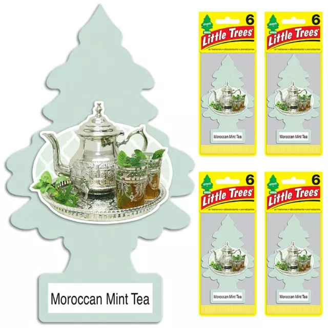 LITTLE TREES CAR Air Freshener 24-Pack (Maroccan Mint Tea) £21.48