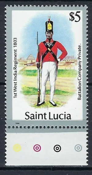 St Lucia 760 MNH 1985 issue (mm1152)
