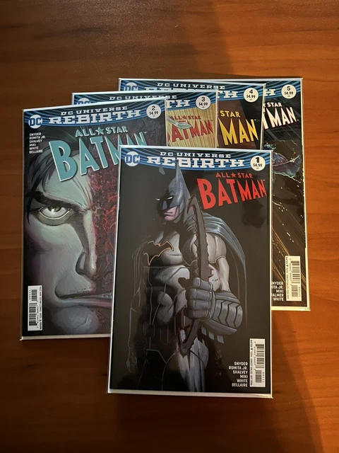All Star Batman 1-5 NM DC Rebirth Snyder Romita 1 2 3 4 5