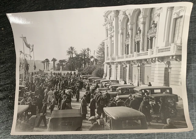 LIV7748 Photographie d&#039;époque Photo vintage Monte Carlo Monaco rallye