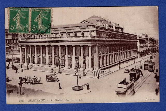 Fc * CPA / Postcard: Bordeaux -> Le Grand Théâtre
