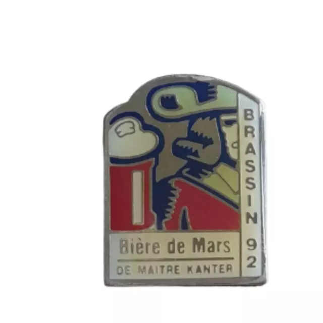 Pin's Biere Mars Brassin maître Kanter vintage Pins Année 1992 collection