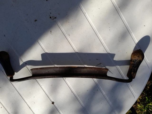 Altes Schäleisen Zugmesser Zieheisen Holzgriff Rindenschäler Vintage