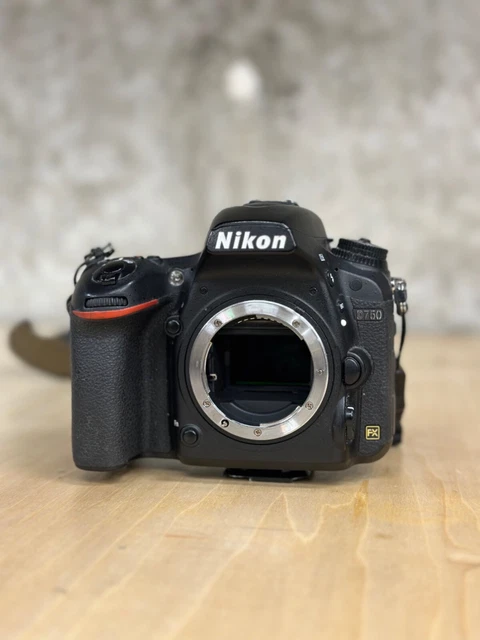 Nikon D750 24.3 MP Digital SLR Camera - Black (Body Only)