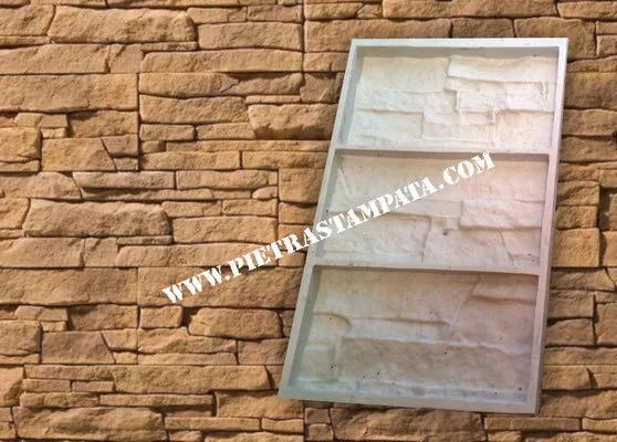 STAMPO per COLATA gesso o cemento finta PIETRA rivestimento VENEER STONE MOLD