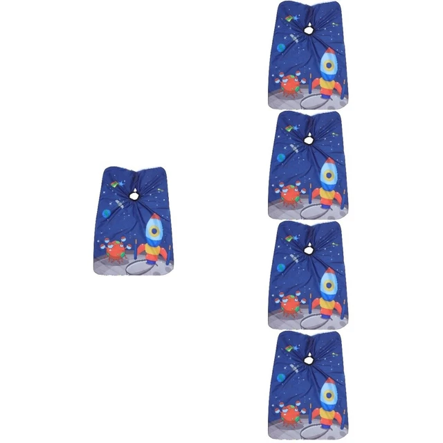 5x Delantal para cortar el pelo para niños Capa para teñir el cabello Capa para cortar el cabello Smock