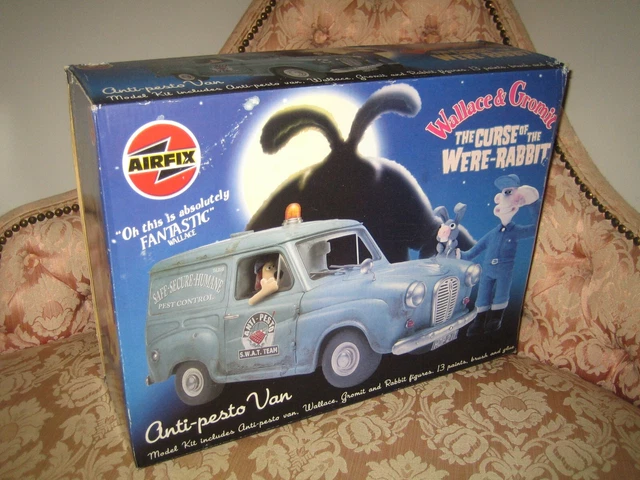 WALLACE & GROMIT Airfix Curse of the Were Rabbit, Anti-Pesto Van Sealed ...