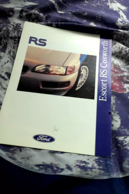 Ford Escort RS Cosworth Brochure (Road Sport mainly)