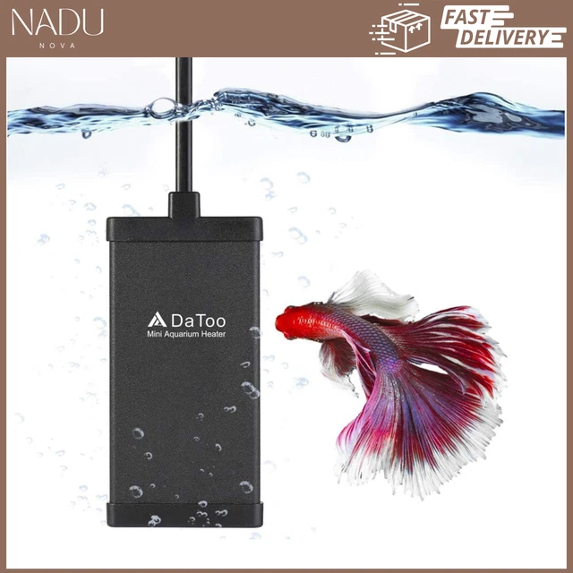 Small Aquarium Heater Mini Betta Flat Fish Tank Heater For 1 Gallon 10 Watt