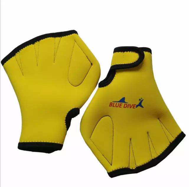 New 2mm Neoprene Swim Gear Fins Swim Training Hand Flippers Diving Hand Gloves 3