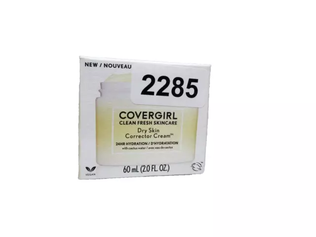 COVERGIRL CLEAN FRESH Skincare Facial Dry Skin Corrector Cream 24hr  Hydration $4.99 - PicClick