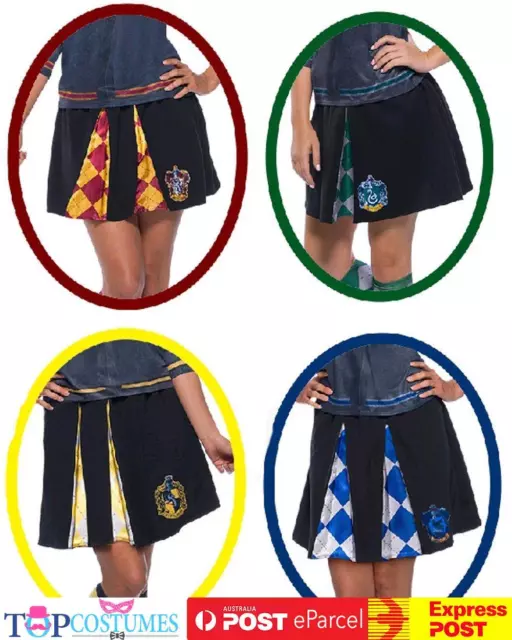 Licensed Adult Ladies Deluxe Skirt Harry Potter Cosplay Book Week Costume