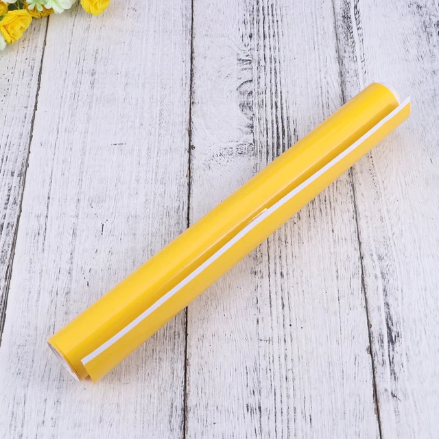 Adesivo Auto Impermeabile Corpo Pellicola Colore Giallo Wrap Uomo Miss Lucido