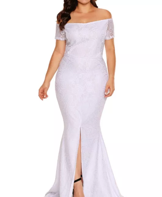 Plus Size Lace Gown Wedding Dress XL 2XL 3XL
