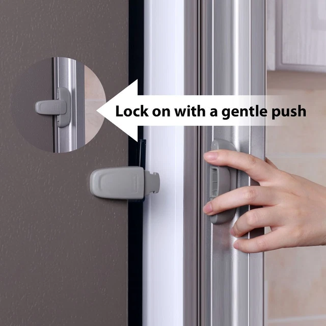 Child Lock Kids Freezer Lock Refrigerator Catch Baby Safety Fridge Door Lock