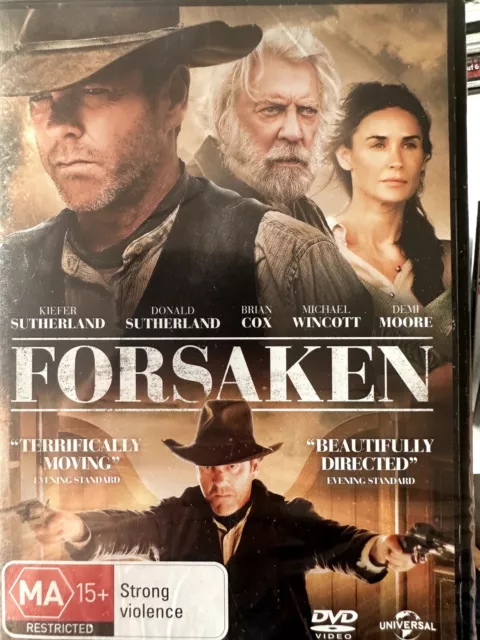 FORSAKEN DVD DEMI Moore Kiefer Sutherland Donald Sutherland Region