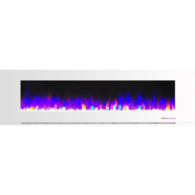 Cambridge 72  Color Changing Wall Mount Fireplace with Crystals - Open Box