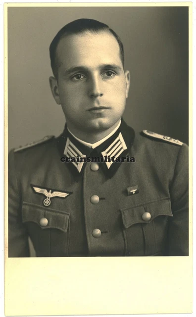 Orig. Foto AK Portrait Offizier Hauptmann m. Orden in LEOBEN Österreich