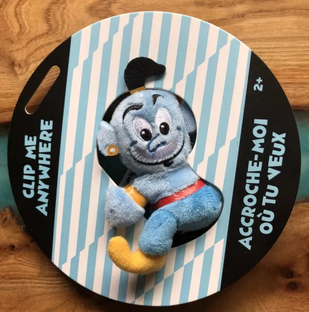 PELUCHE PLUSH GENIE Aladdin accroch disney store Disneyland