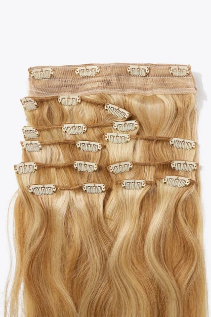 Extensiones de cabello humano con clip de 20" 200 g #613