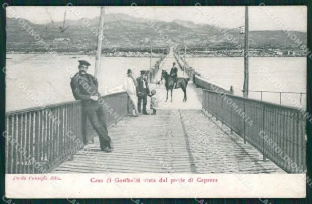 Sassari La Maddalena Caprera Garibaldi Alterocca 4485 cartolina QT2346
