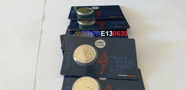 ② 2€ commémorative France 2023 "coupe du monde de rugby" - Monnaies