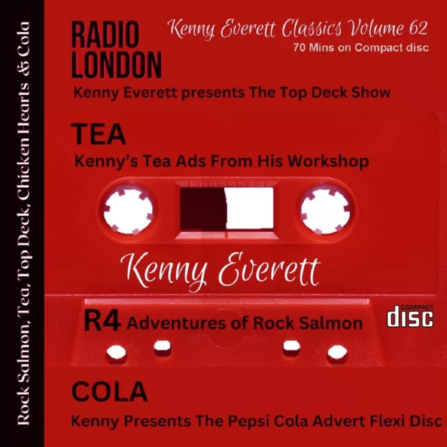 Not Pirate Radio Kenny Everett Classics Vol 62  (Various) Please see Listing