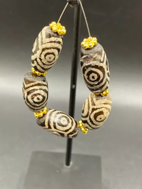 Old Ancient Antique Pyu city states cultures Bead from Burma 10