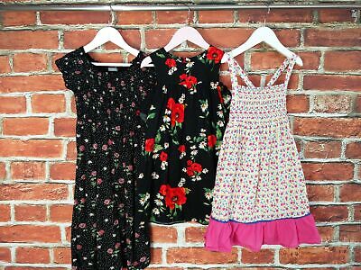 Girls Bundle Age 5-6 Years Next M&S Summer Dress Playsuit Floral Kids Set 116Cm
